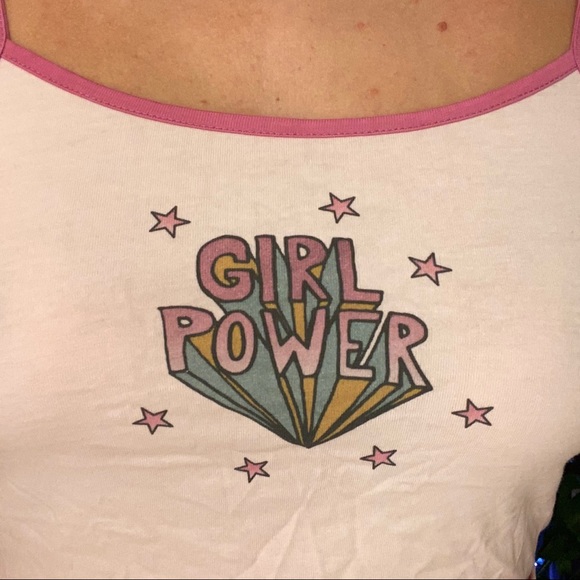 girl power crop tank top - Picture 2 of 4